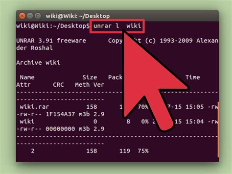 Unrar On Linux unrar folder with password (terminal).  Unrar On Linux
